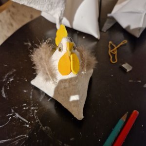 Gipshuehner basteln 2025